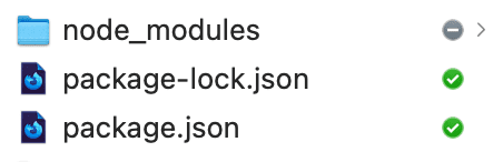 node_modules 파일 무시 성공